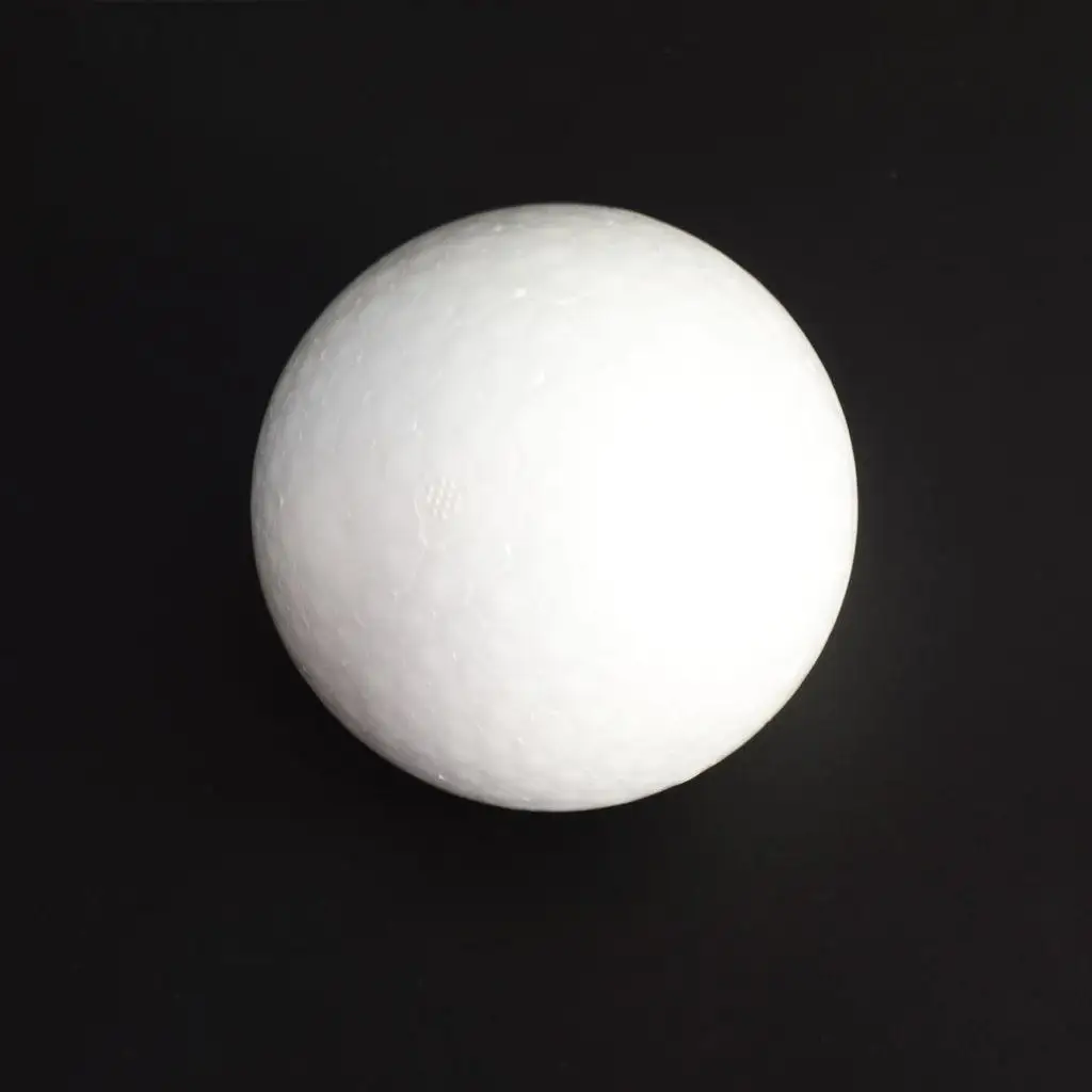 Polystyrene Foam Sphere 12 Cm Foam Ball Reusable Modeling Craft Base for Floral Arrangements and Festive Party Decorations view 2