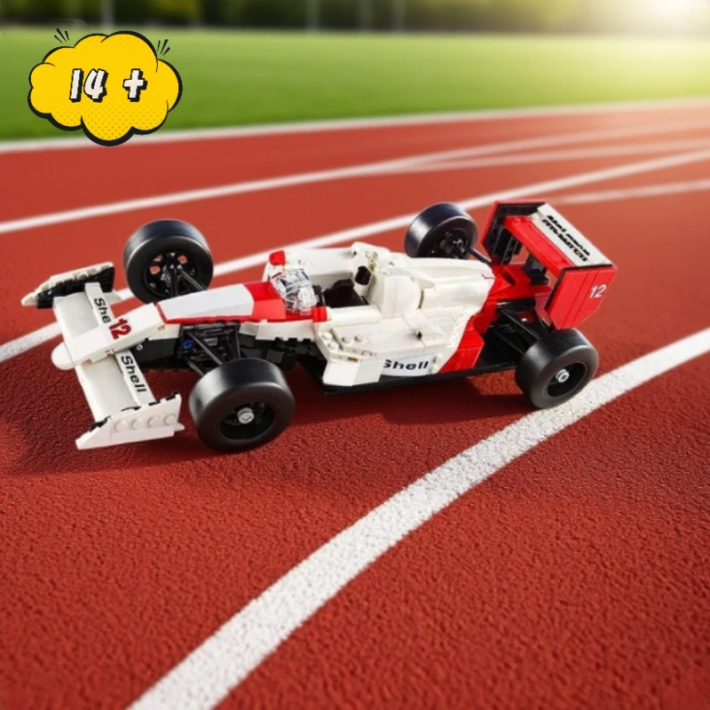 2025年新作-mp4-4-レーシングカー-アイルトン・セナ-10330-メカニカルグループ-ブロック組み立てモデル-おもちゃ-大人向け-ギフトコレクションデコレーション
