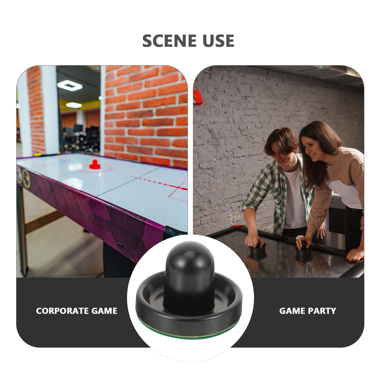 

Ball Hitter Push Handle Desk Ice Hockey Desktop Toy Sports Games Mini Table Kids Puck Block
