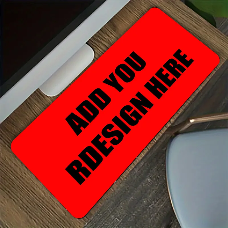 Custom Mouse Pad Personalized Photo Picture Gaming Desk Mat Large Non‑Slip Office Computer Mousepad Gift for Friends