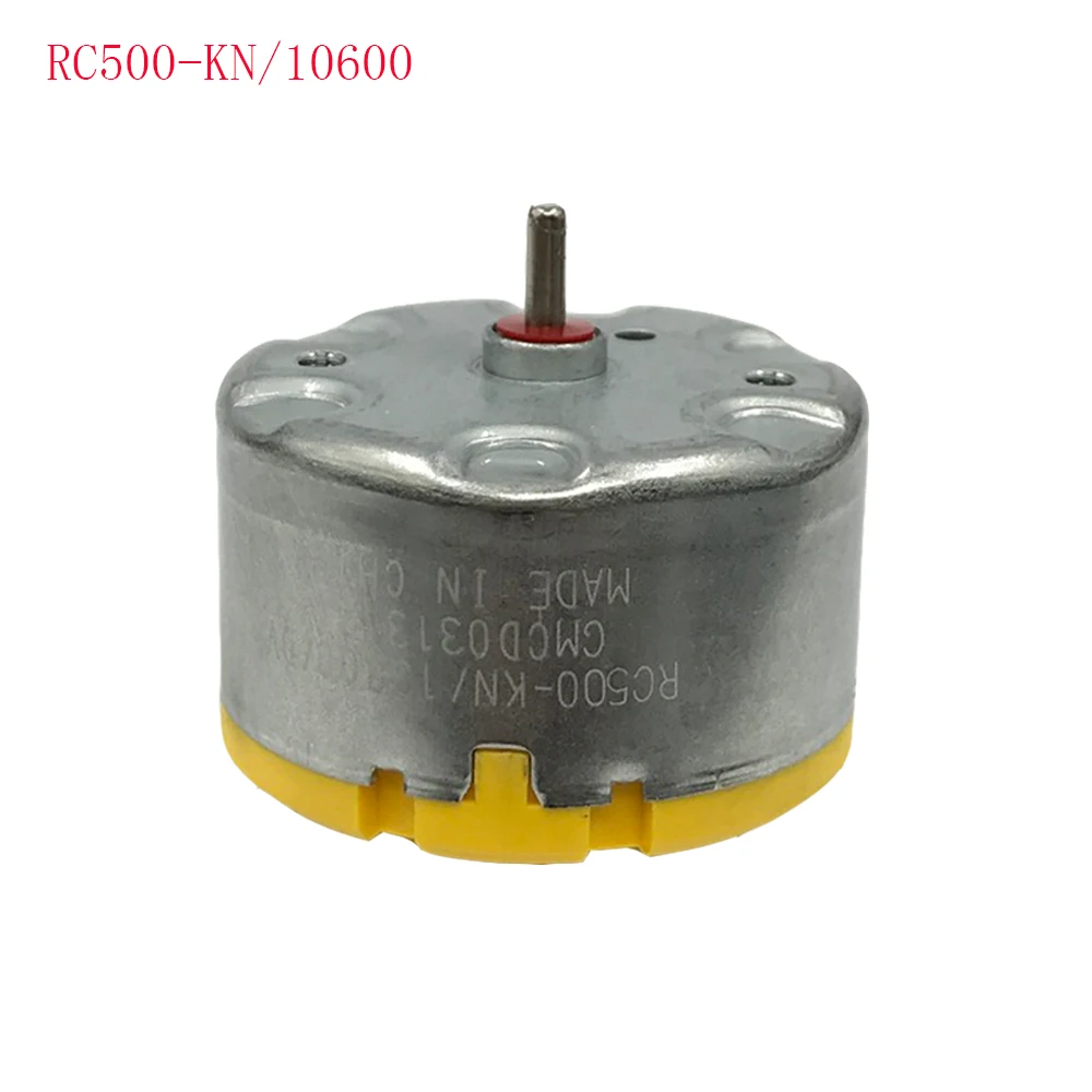 RC500-KN/13500/14440/10600 Carbon Brush Motor DC 6-12V 5500RPM Round Spindle DC Motor for Fragrance Machine Robot Sweeper