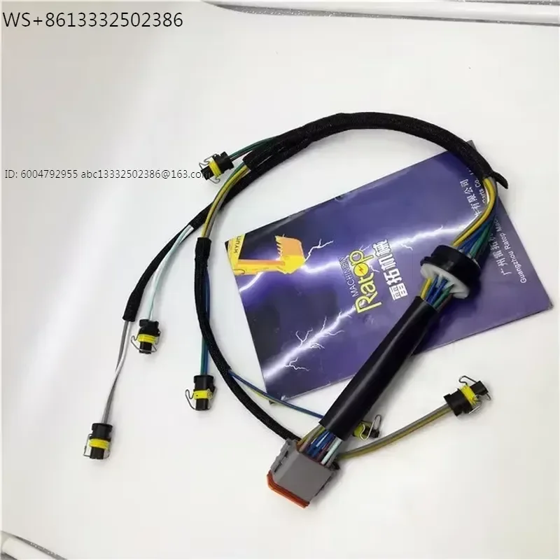 222-5917 E325D E329D E324D excavator wiring harness C7 Injector wiring harness 222-5917 520-1511 2225917 5201511
