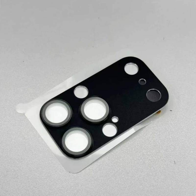 2025 Trasforma IPhone 17 Pro Protezione per obiettivo fotocamera finta per IPhone 17 16 15 14 Pro Max Metallo 9H Vetro Copertura completa antigraffio