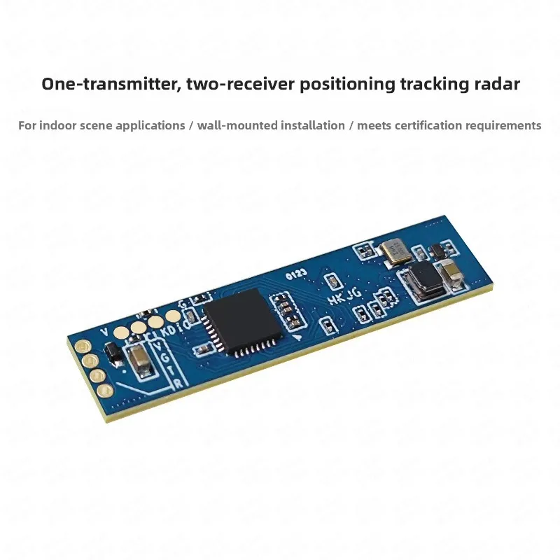 24G Human Movement Tracking Trajectory Radar Module LD2453 One Transmit Two Receive Multi Target Tracking Smart Home