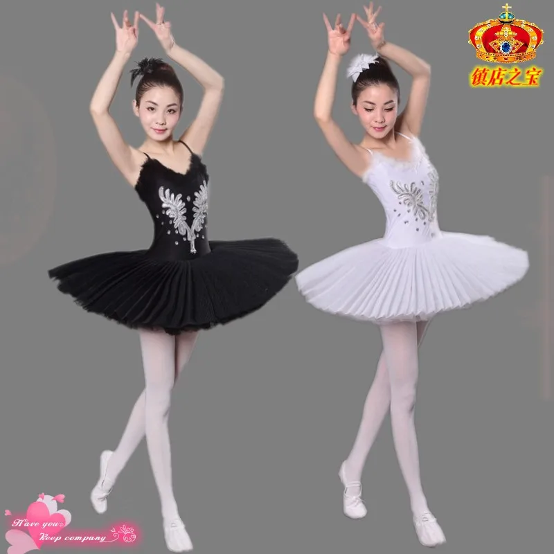 

Stage Adult women White Ballet Tutu Dress Swan Lake Costume Kids Belly Professiona Dance Dress Costumes