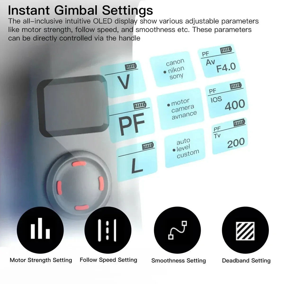 

Стабилизатор для камеры Zhiyun Weebill S 2026, 3-осевой, компактный, ручной, для DSLR и беззеркальных камер Panasonic, LUMIX, Nikon, Canon