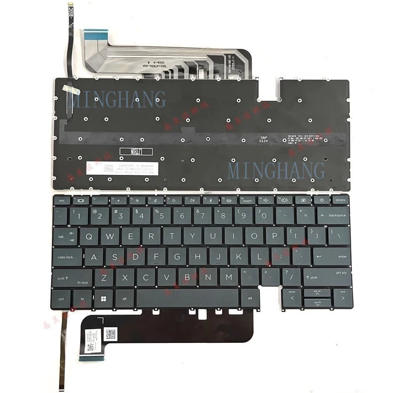 

Новая клавиатура с подсветкой для ноутбуков HP Elite Dragonfly G3 и Dragonfly G4 13.5 дюймов (US-раскладка)