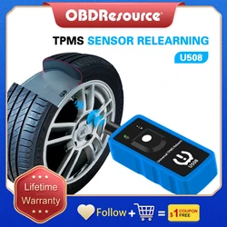 Universal Car TPMS U508 Reset Tool Tire Pressure Monitor Sensor Auto Relearn Diagnostic Tool For Audi Ford Jeep BMW Mercury etc