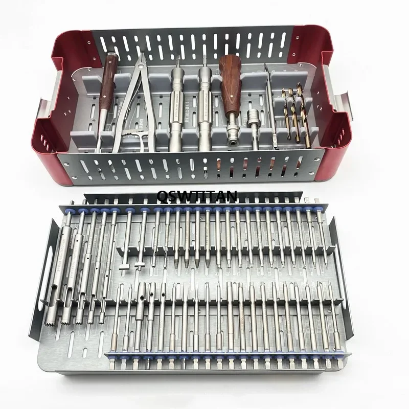 56pcs/set Orthopedics Screwdriver Surgical Screw Extractor Screw Broken Removal Instrument Orthopaedic Instruments