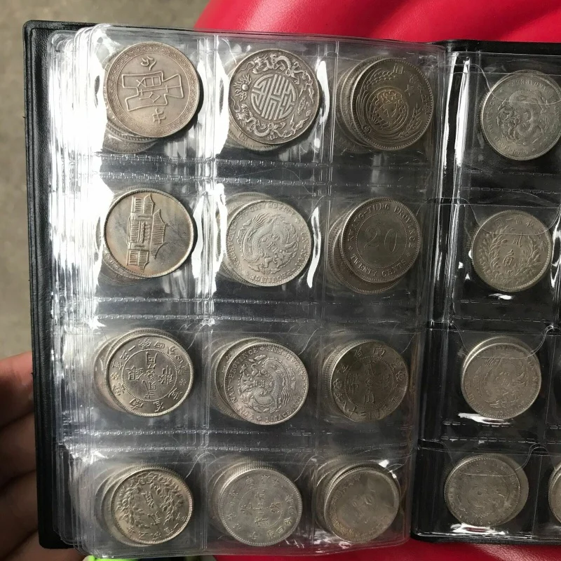 120pcs/1set Ancient Chinese Silver Dollar Collection Coins