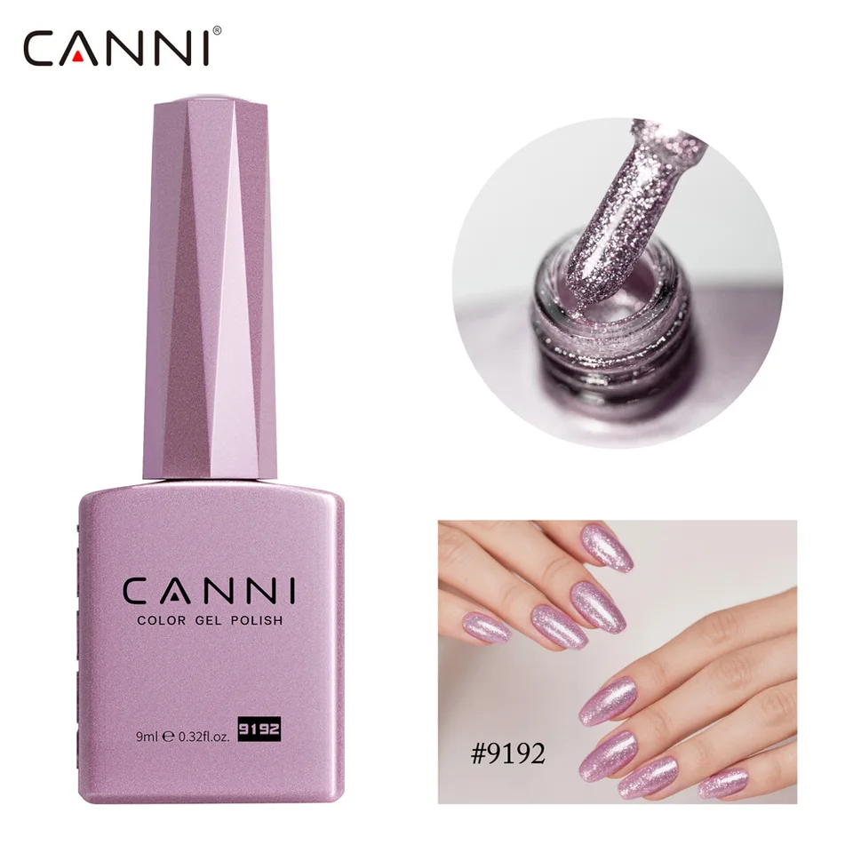 CC8 CANNI esmalte de uñas en gel de 9 ml, libre de HEMA, colores de verano, se remoja con UV LED, textura suave, arte de uñas, manicura 6