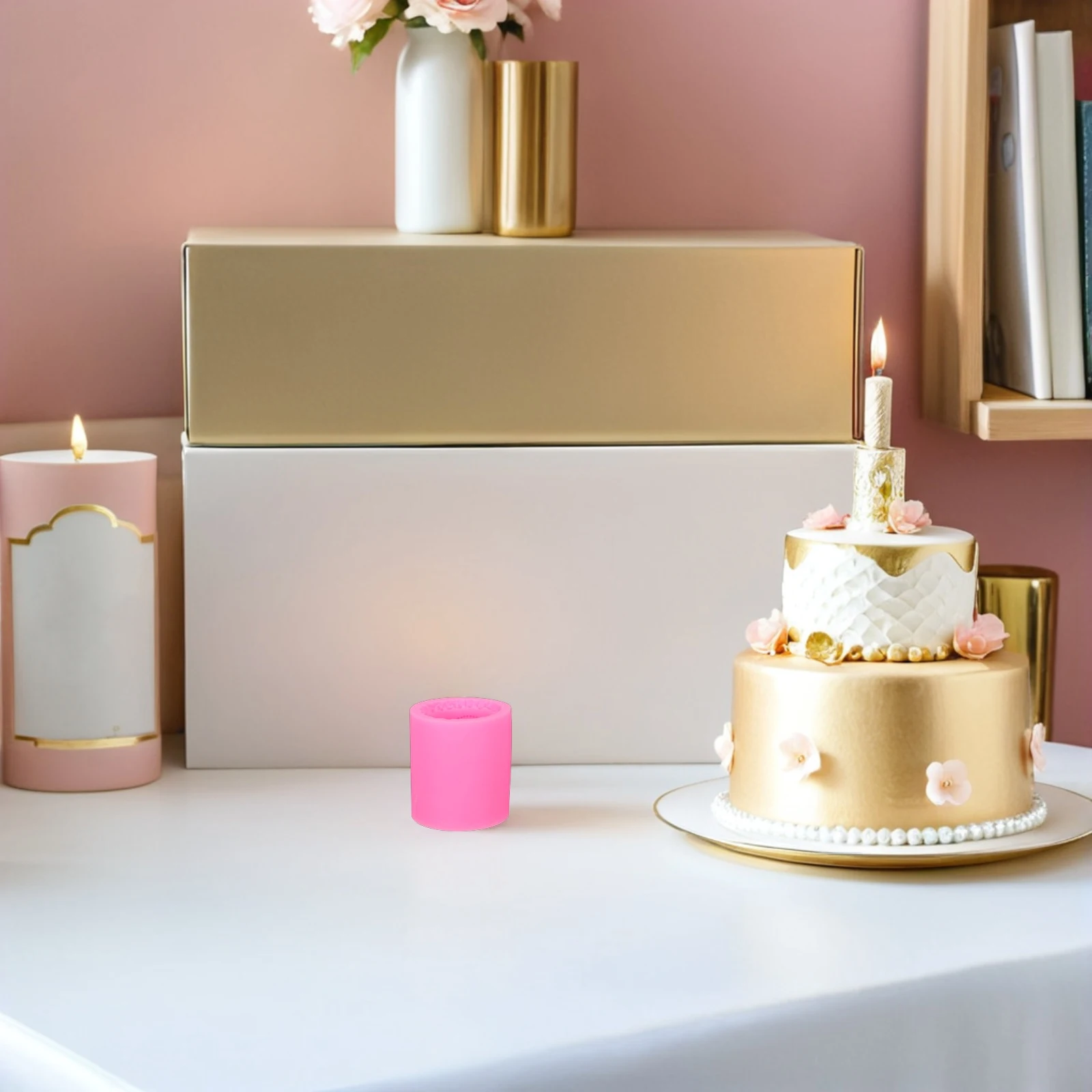 

3D Silicone Cake Mold Three Layer Wedding Cake Shape Food Grade Eco Friendly Flexible Non Stick Mold for Fondant Chocolate Candy