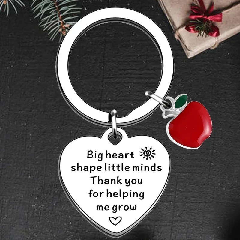 Cute Teachers ' Day gift Keychain Teacher Appreciation Gifts Key chain Keyring Holder Teacher Graduation Gifts