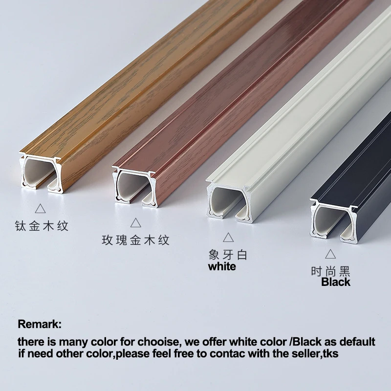 Wholesale High Quality Aluminum Silent Rail Curtain Track,ceiling Curtain openTrack for home use