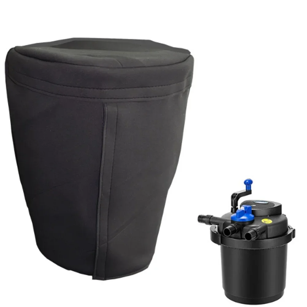 Thermal Protection Cover for Pressurized Pond Filters to Enhance Filtration and Maintain Optimal Water Temperature
