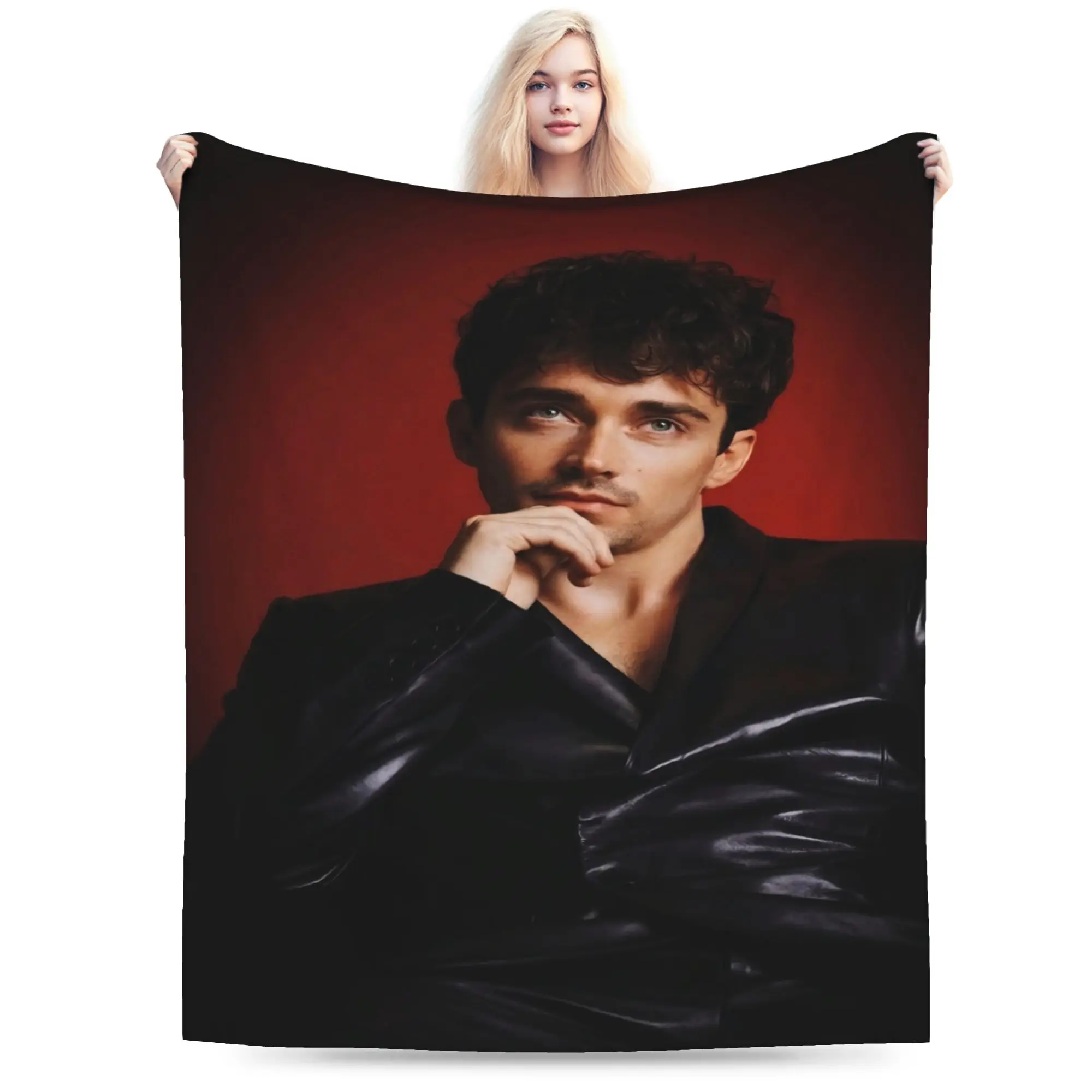 C-Charles L-Leclercs Blanket Quality Warm Soft  Bedding Throws Autumn Camping Couch Chair Sofa Bed Novelty Bedspread