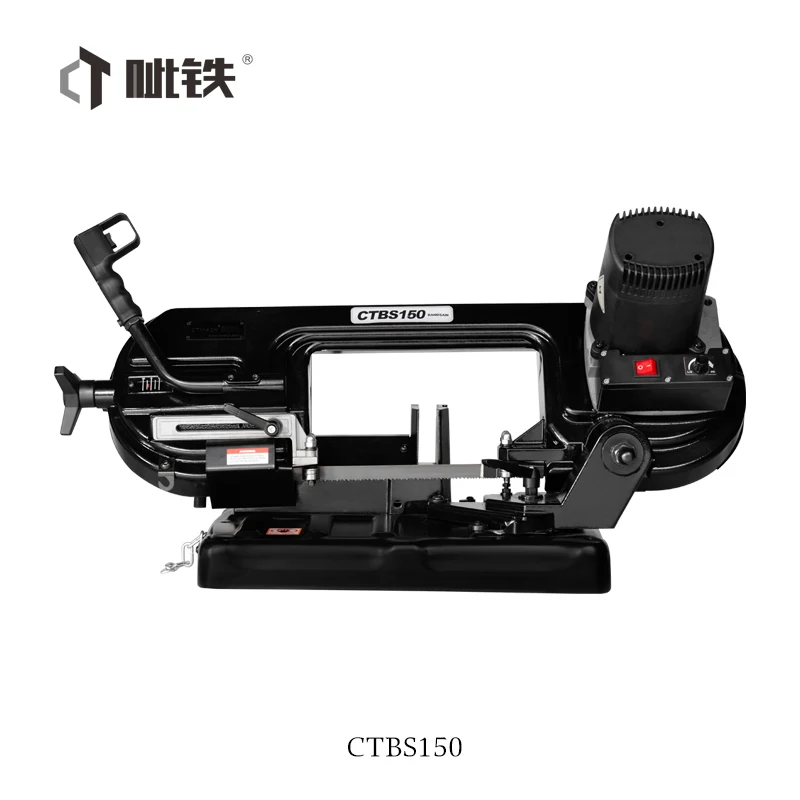 CTMACH CTBS150 Mini Mitering Band Saw Metal Cutting Band Saw 60 Degree Angle Cutting Bandsaw