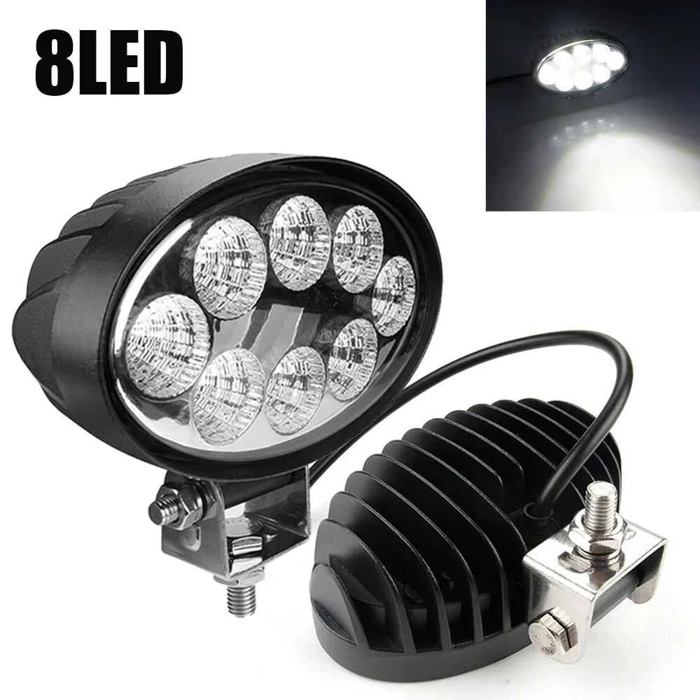 Oval FÜHRTE Arbeit Lampe Nebel Licht 5 zoll 60W Für Lkw OffRoad Traktor Flut Scheinwerfer 9-32V nacht Fahren Lichter Arbeit Licht Off Road – Detail 1