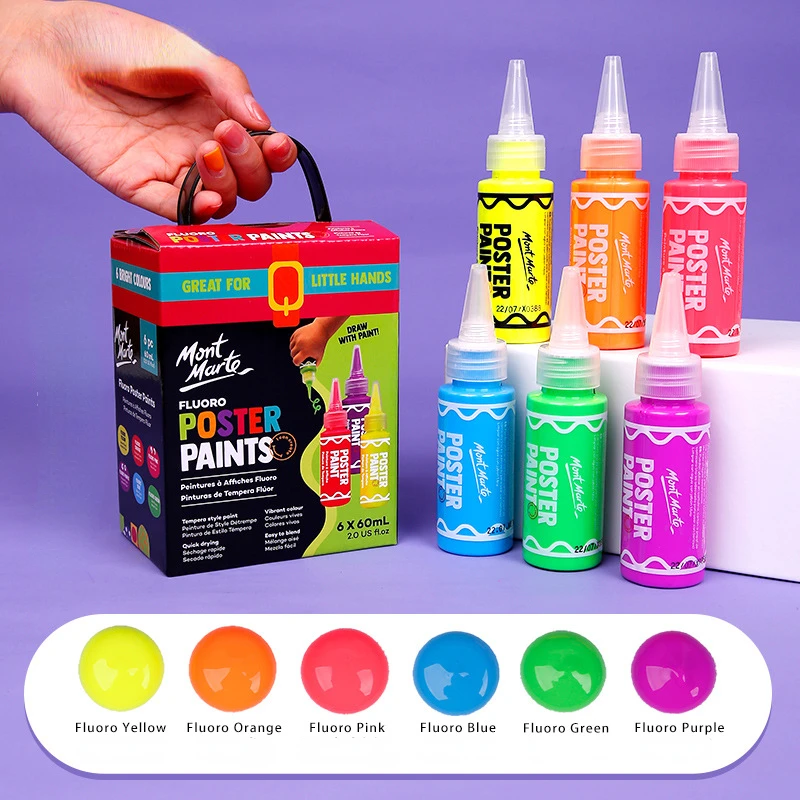 6/12 Colors 60ml Finger Painting Set Children's Gouache Washable Paint Safe Non-toxic Creative Painting Supplies