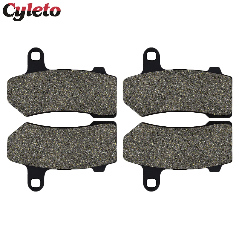 Cyleto Motorcycle Front or Rear Brake Pads for Harley VRSCR Street Rod VRSCD VRSCDX VRSC Night Rod VRSCF Muscle VRSCAW V-Rod