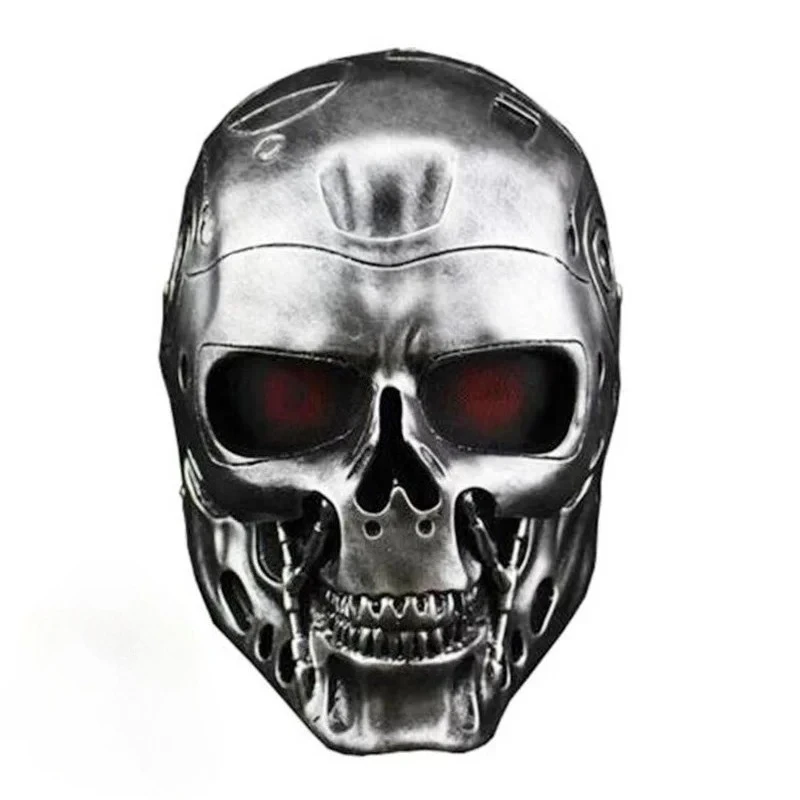 

Terminator Mask Terminator Cosplays Mask CS Full Face Protective Mask Skull MaskHalloween Haunted House Decoration Props