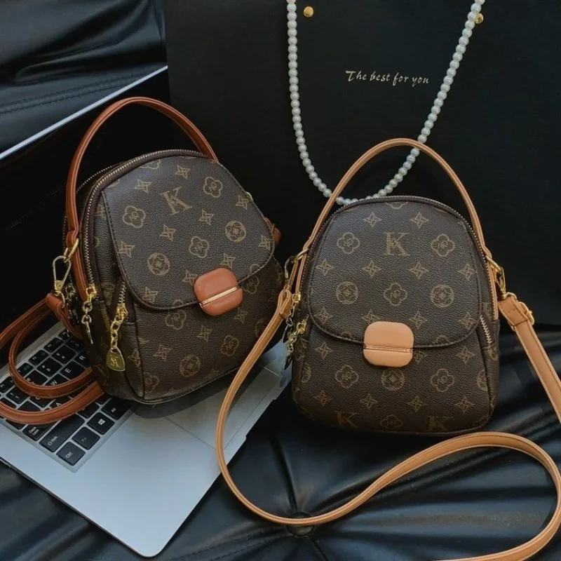 High-End Diaper Bag Trendy Letter Logo Tote Casual Business Shoulder Bag Unique Elegant Leather For Party Or Shopping - view 3