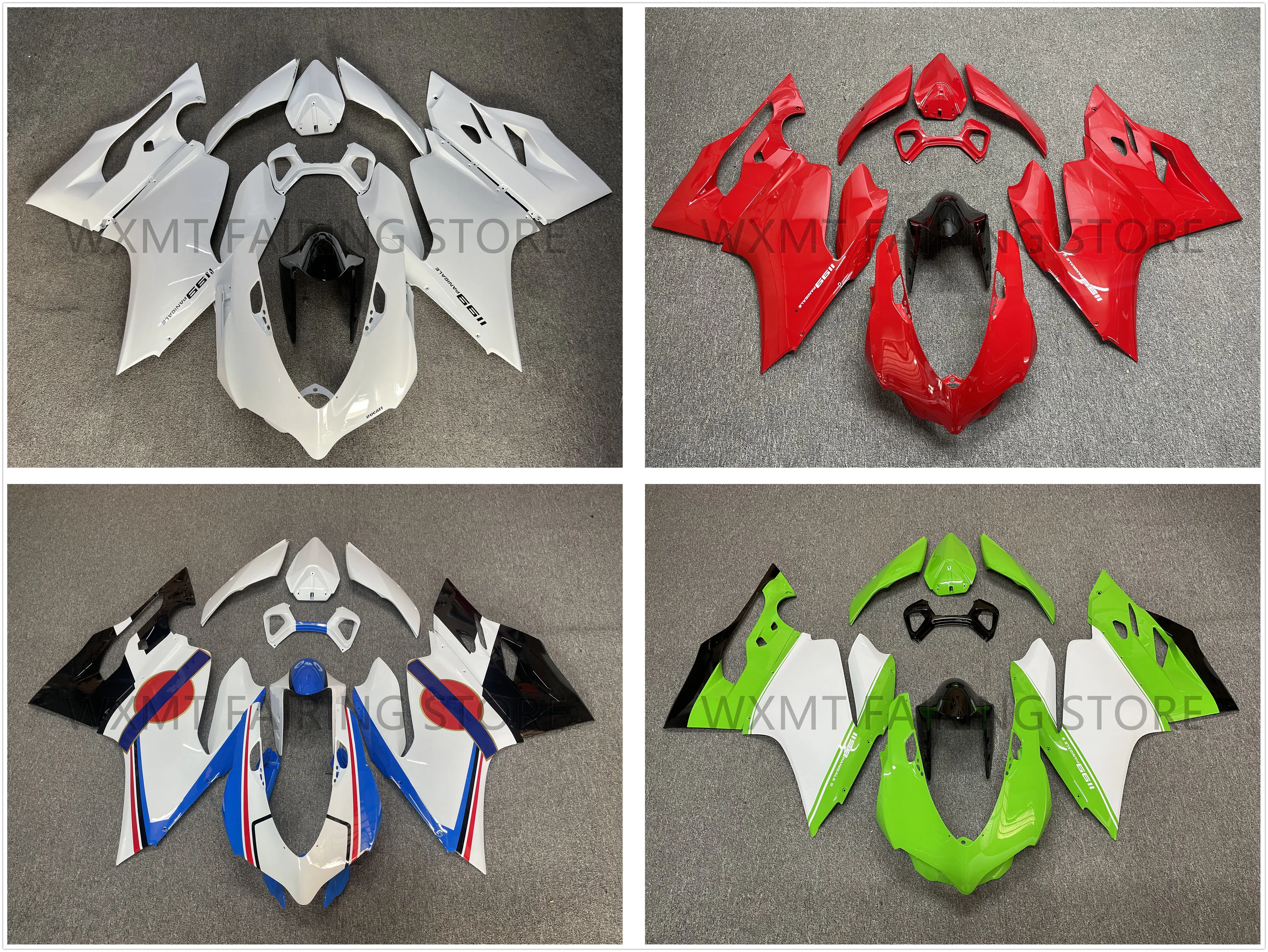 New ABS Motorcycle Full Fairings Kit Fit for DUCATI 899 1199 Panigale 2012 2013 2014 2015 2016 Bodywork full Fairing kits