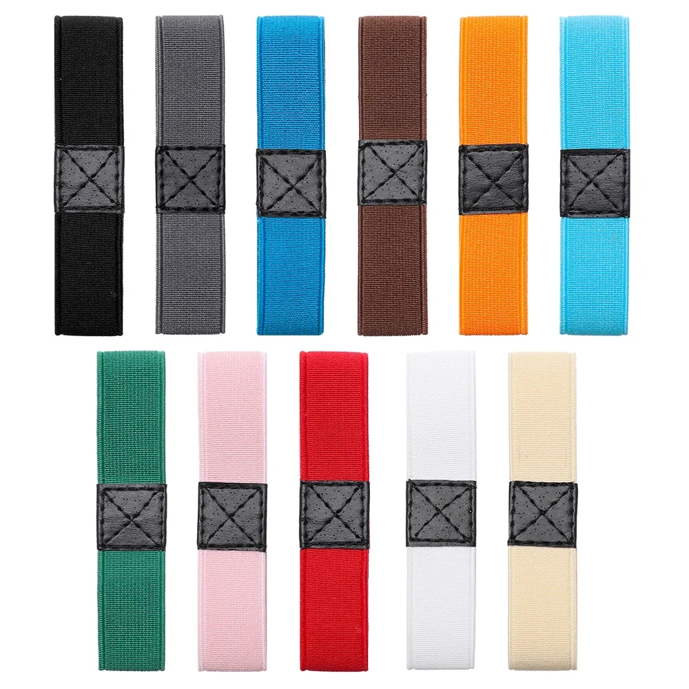 신발 끈 1쌍, 신축성 좋은 힐 끈, 헐거운 신발 고정용, 여자아이 및 여성용 신발 벨트, 단색 신발끈