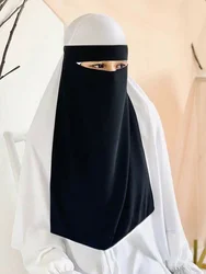 Новинка 2023, Модный мягкий мусульманский чехол Niqab для лица Рамадан, женский головной Убор