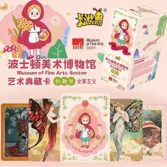 

Художественные карты музейного Бостона KAYOU, забавная коллекция Красной Шапочки, классический сказочный товар, образовательный подарок для детей