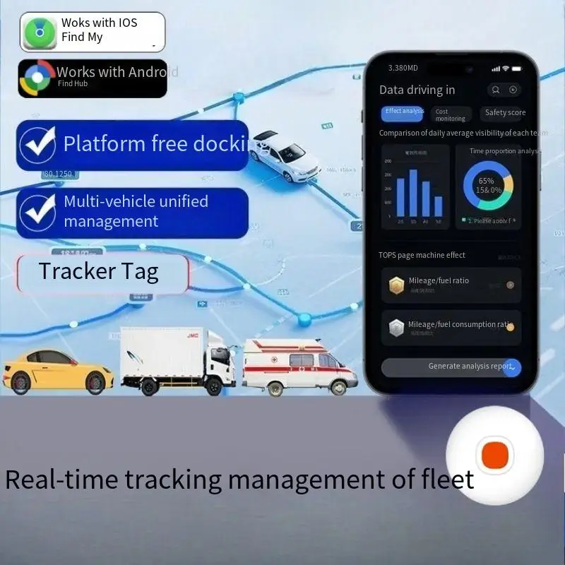 

Android/IOS Tag Tracker for Google Find Hub Device Smart Tags Search Locator Tracking Finder Kids Keys Bag Car Pet Wallets Bike