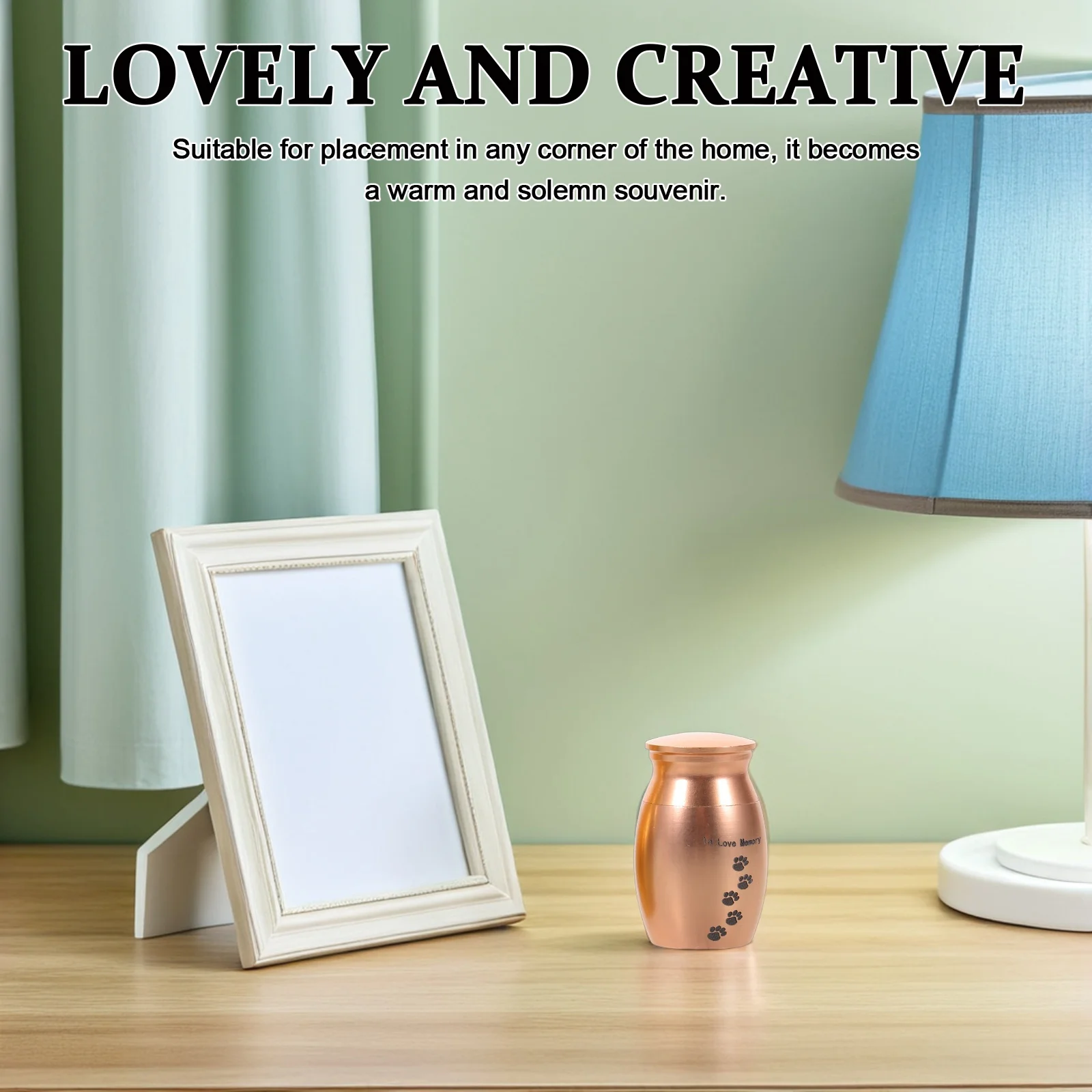 

2Pcs Small Pet Dogs Keepsake Urns Metal Memorial Ashes Box Paw Print Design Cremation Storage Pet Loss Holder Puppy Urn