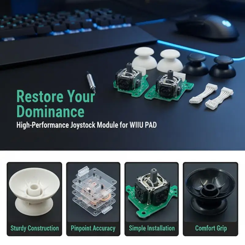 1/2/6Pcs Joystick Rocker Set for Wii U Experience Unmatched Gaming Precision