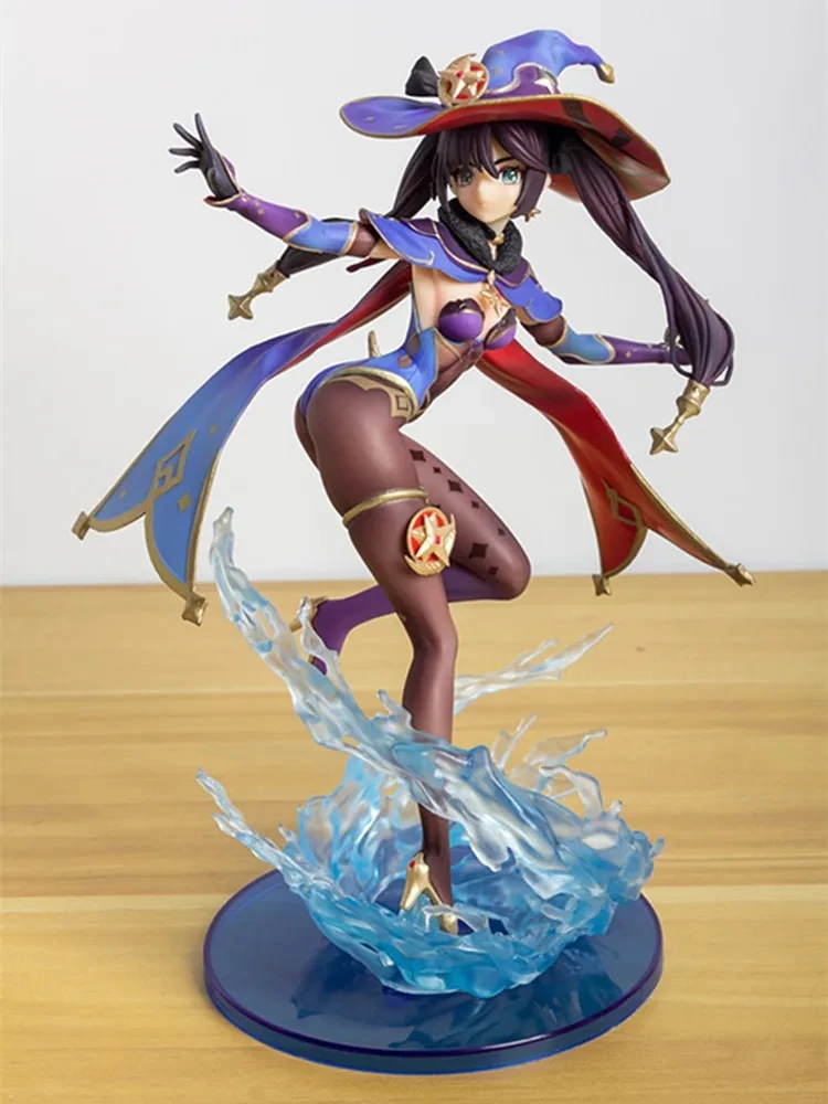 High Quality Genshin Impact Mona Anime Figure Astral Reflection Mona Action Figurine Collectible Model Doll Toys