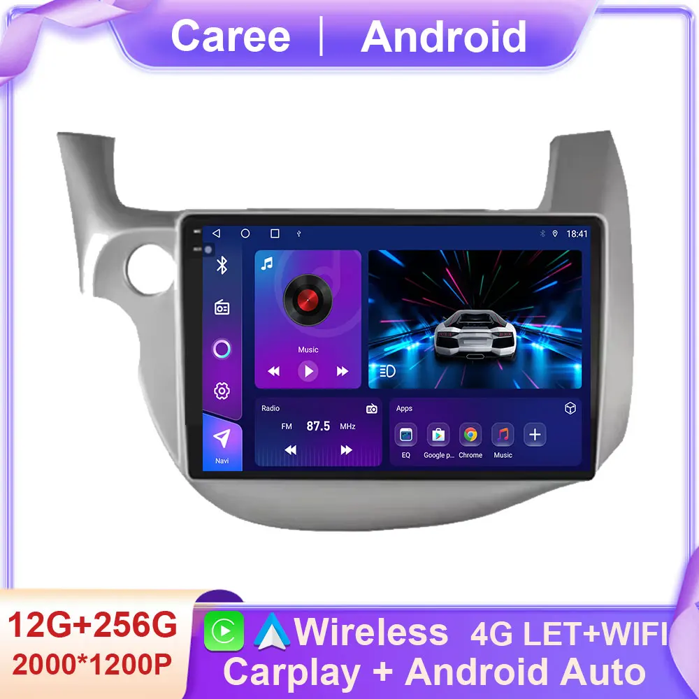 

Car Stereo Radio For Honda Fit Jazz 2007 - 2014 2din Android 14 Carplay Multimidia Video Player Navigation GPS Head Unit No 2din