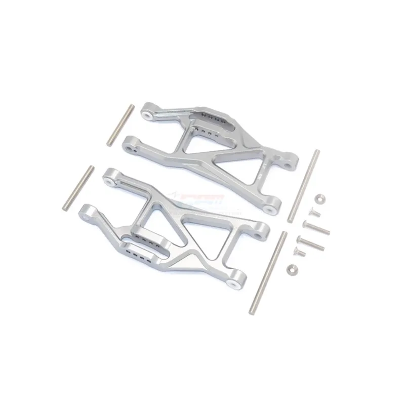 Juego de brazos en A inferiores delanteros/traseros de aluminio GPM para TRAXXAS 1/10 MAXX 1,0 / 1/8 6S MAXX SLASH-accesorios de actualización de Metal CNC