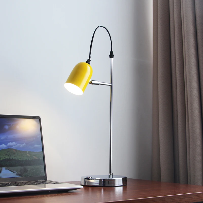 

Французский ретро-стиль, скандинавский персонализированный дизайнерский настольный светильник Bauhaus, прикроватная атмосфера для спальни, учеба, защита глаз, лампа для чтения