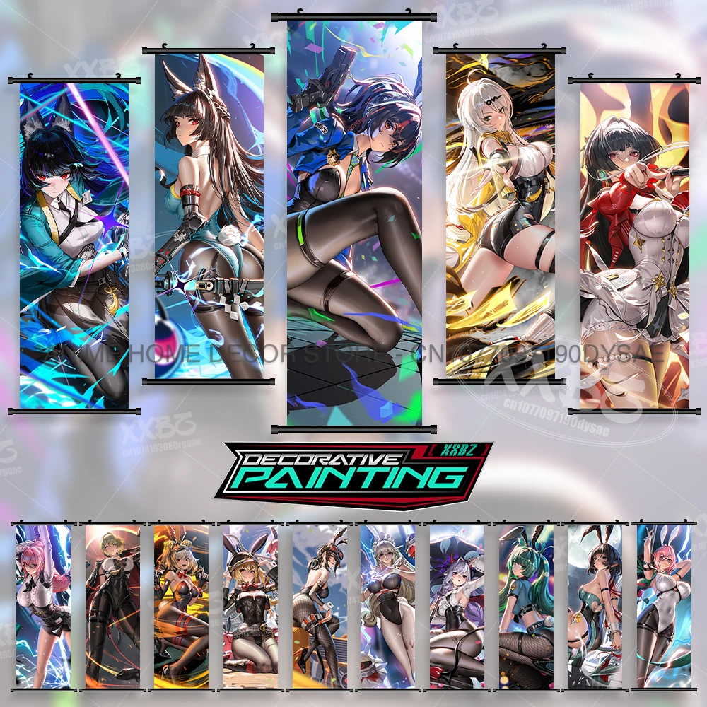 

Game Zenless Zone Zero Print Scrolls Pictures Kawaii Anime Canvas Home Decor Poster Hanging Painting Bedside Background Wall Art