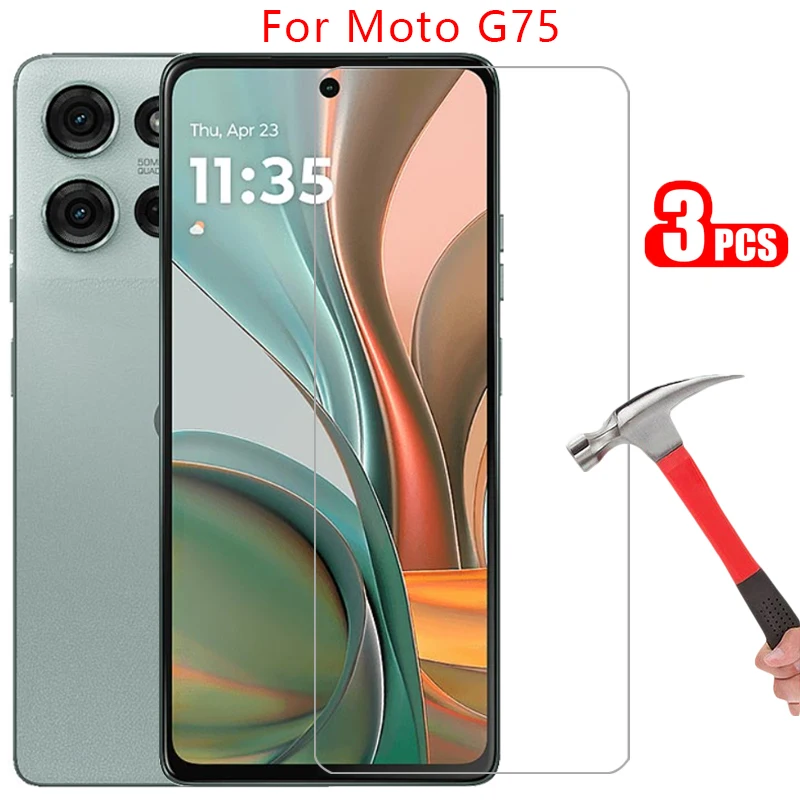 protective tempered glass for motorola moto g75 screen protector on motorolag75 motog75 g 75 75g phone film glas mot g75glass