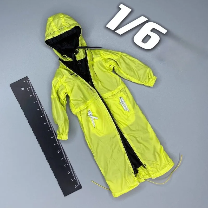 

Модное длинное пальто в масштабе 1/6, двустороннее пальто, модель одежды для 12-дюймовых фигурок, аксессуар для куклы, декор