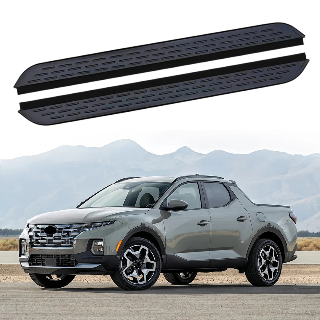 2Pcs Running Boards Side Step Pedal Fixed Foot Step Pedal Stair Fits for Hyundai Santa Cruz 2022 2023 2024 2025