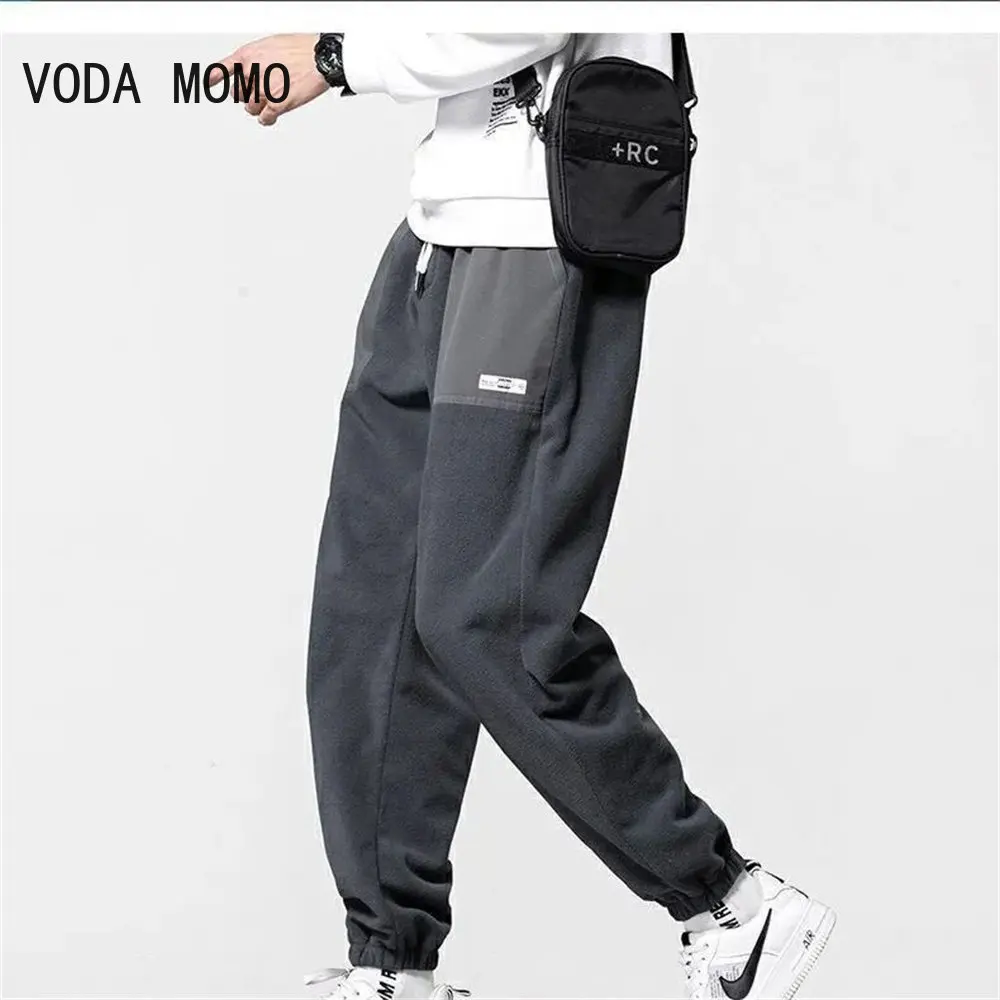 

New Arrival Trendy Men Sweatpants Winter Loose Trouser Outdoor Male Pocket Warm Comfort Jogging Sport Pants Pantalones