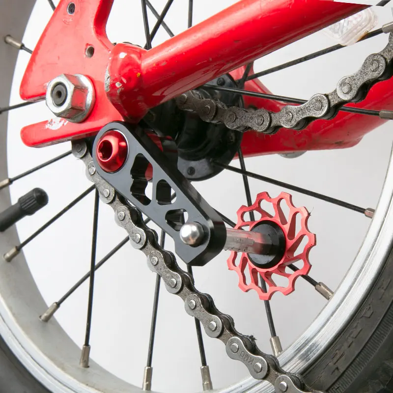 

AXI Bicycle Single Speed Chain Tensioner MTB Folding Bike 1 Speed Pulley Jockey Wheel Derailleur Chain Checker Chain Guide