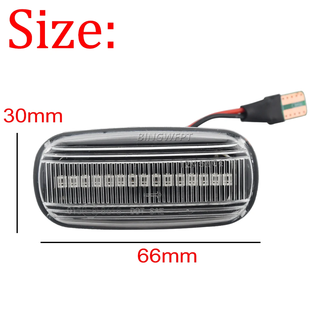 Flowing LED Dynamic Turn Signal Light For Audi A3 S3 8P A4 B6 B8 B7 S4 RS4 A6 S6 C5 Side Marker Flashing Indicator