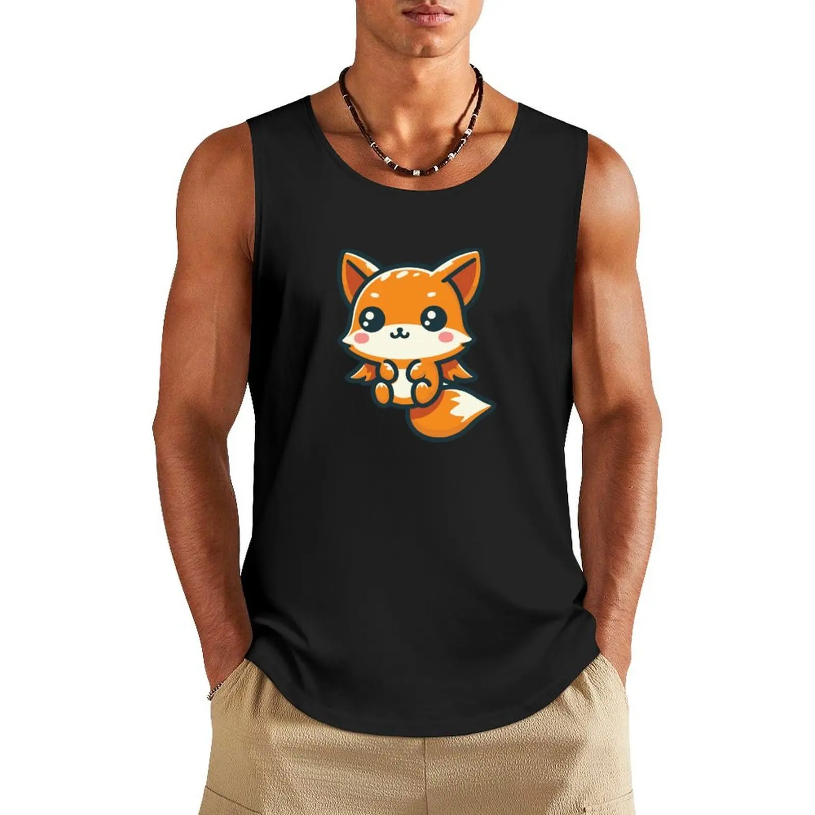 

Flying Fox Tank Top man vest Men's t-shirt gym clothes man mens designer clothes
