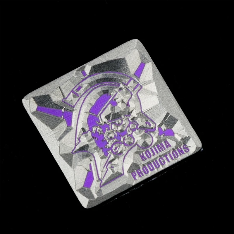 Death Stranding Kojima Titanium Alloy Patches for Clothing Backpack DIY Decorations Tactical Badge with Hook