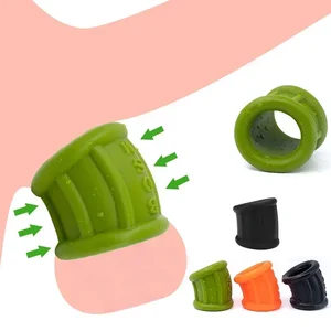 كيس الصفن عبودية الدائري القضيب للرجال ، نقالة الكرة الناعمة ، تأخير القذف ، الخصية ، خواتم الديك ، تأخير الوقت ، ألعاب الجنس Cockring أفضل 8 موسع كيس الصفن للمبيعات - رقم 6