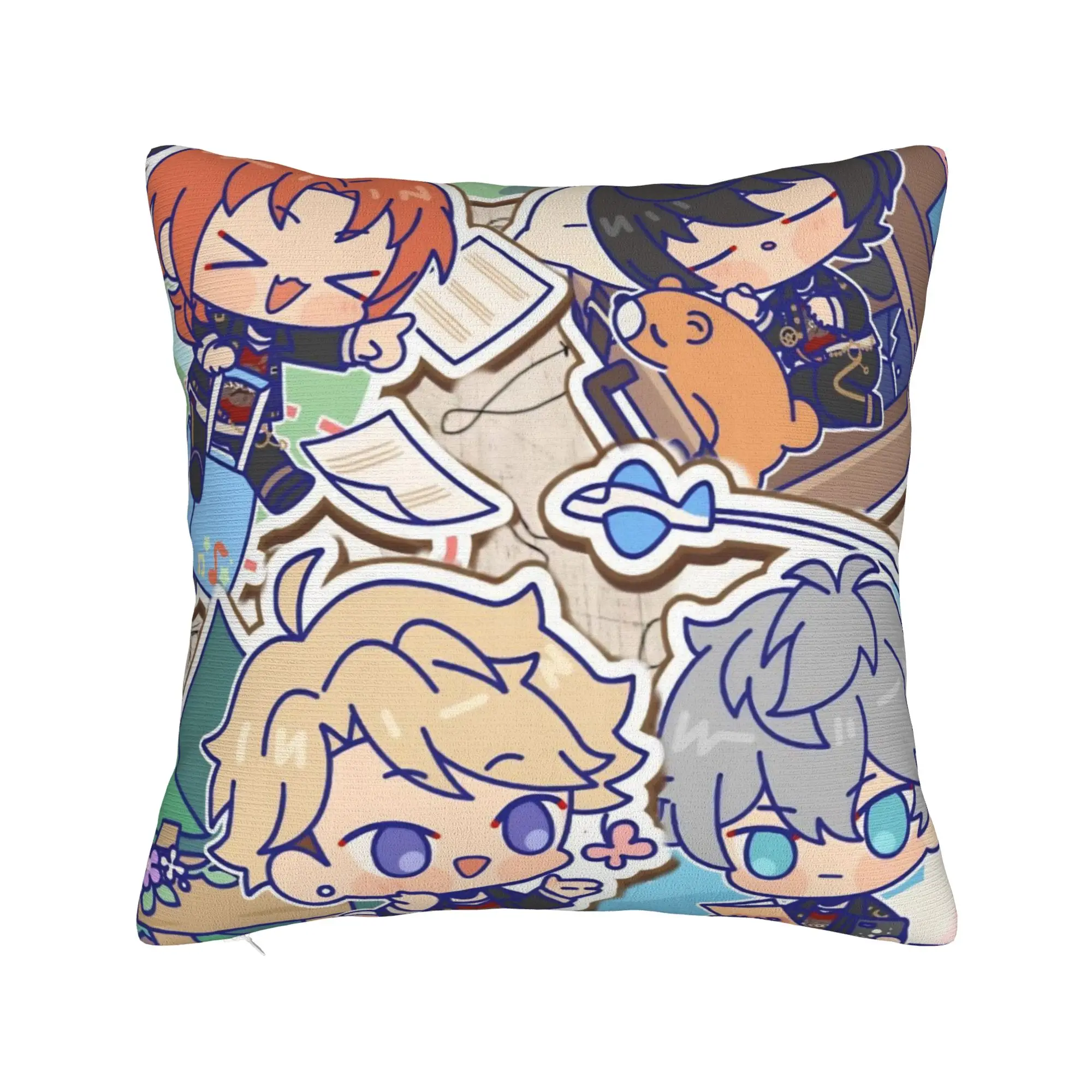 E-Ensemble-Stars Pillowcases Merch Printed Cushion Cover Gift  Throw Pillow Case Cover Home Multiple Sizes