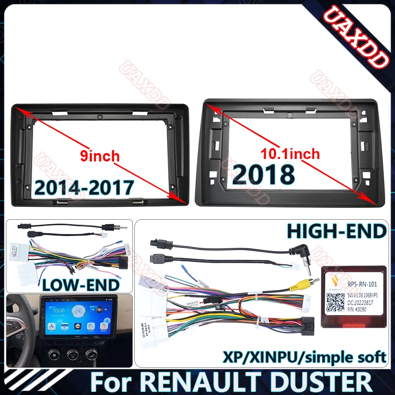 

Для 2014-2018 RENAULT DUSTER 9 10,1 дюймов Автомобильный dvd Радио Android хост-устройство динамика декодер MP3 MP5 fascia аудио мультимедиа fasica frame