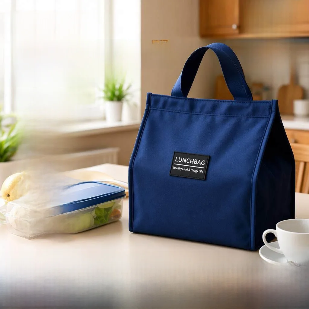 

Large Capacity Portable Outdoor Camping Thermal Bag Extra Thick Oxford Cloth Bento Box Bag for Office Workers Long Lasting In...